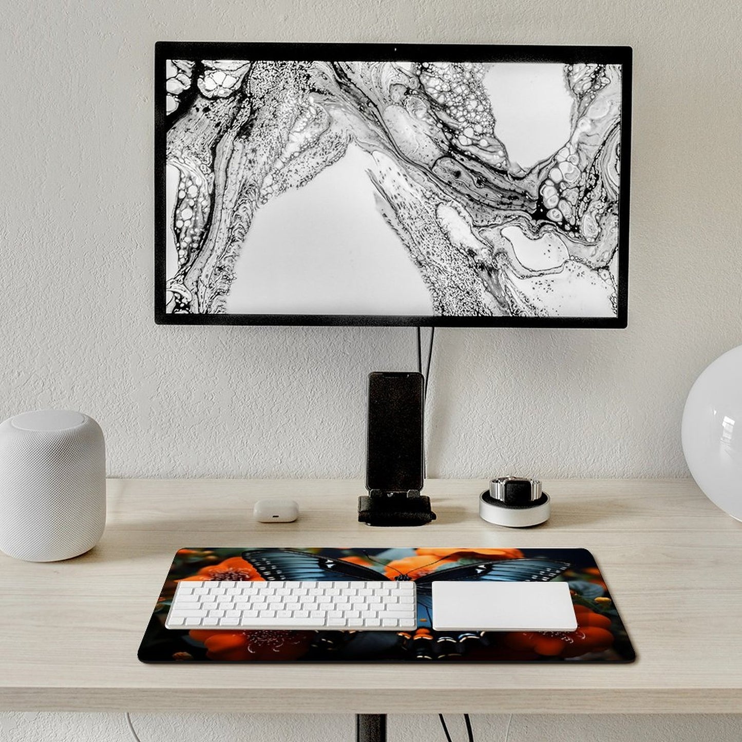 Large Desk Pad Protector with Stitched Edges-12x24 in/ 30x60cm