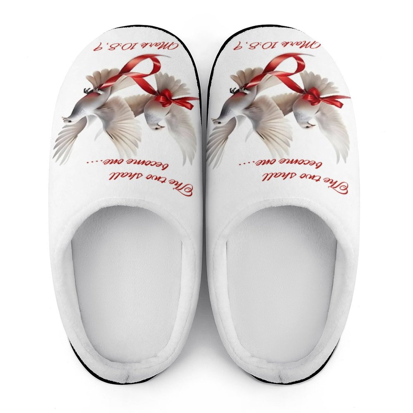 Personalized Men's Cotton Slippers (All-Over Printing)