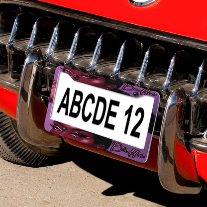 License Plate Frames with 4 Round Holes (1 Pair)