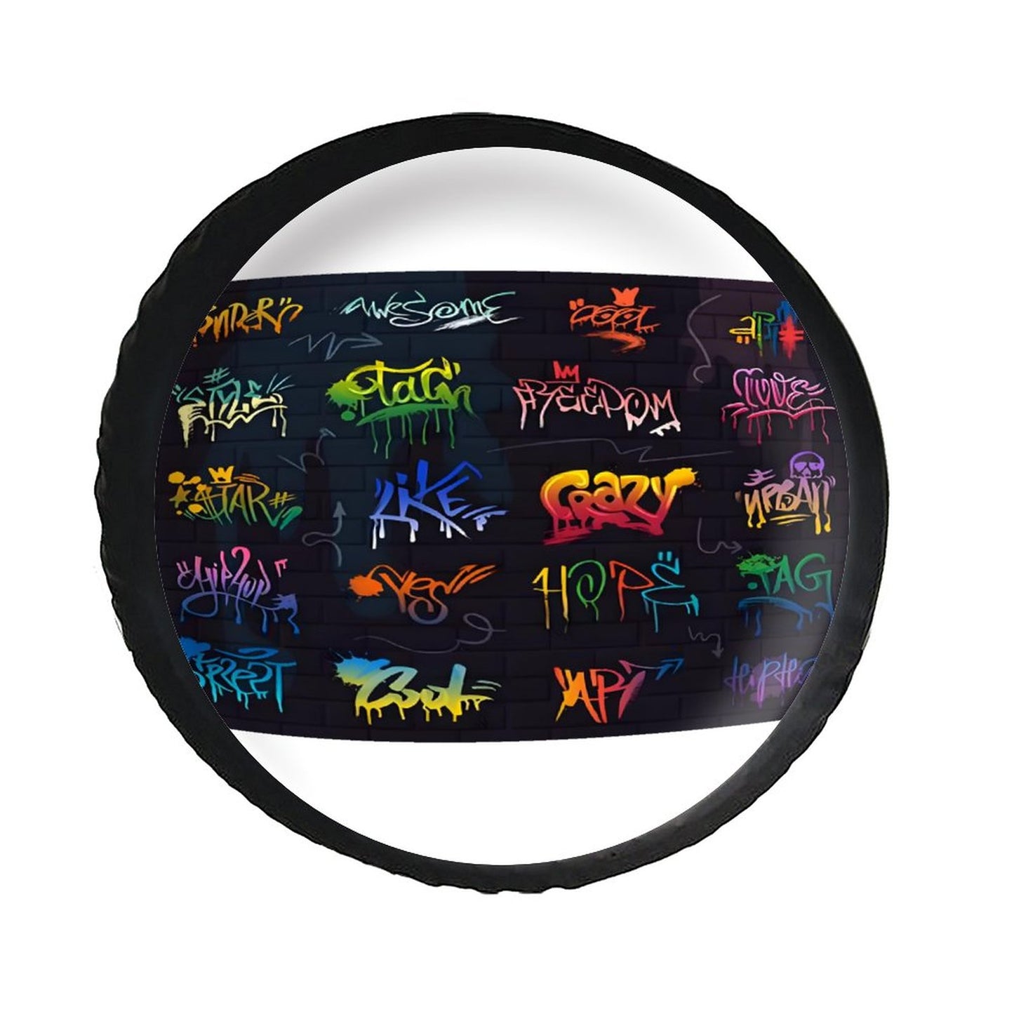 Leather Tire Cover(One-sided Printing)