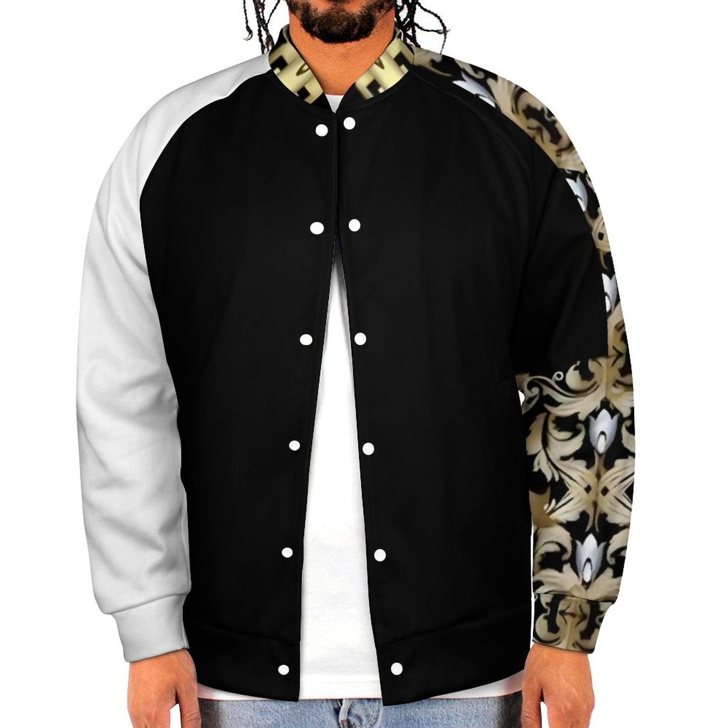 Men's Baseball Jacket (All-Over Printing)