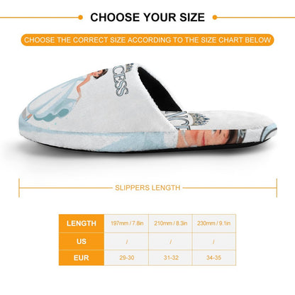 Flannel Children's Cotton Slippers (All-Over Printing)