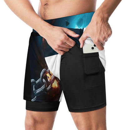 Men Beach Shorts with 4 Pockets DS076