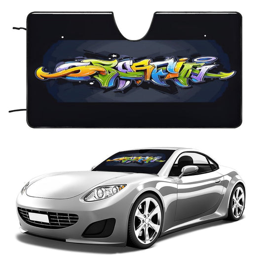 Car Cool with Sun Shades-GRAFFITI