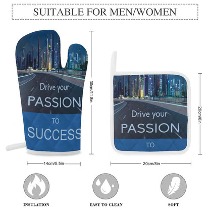 Oven Mitt & Pad Set of 3
