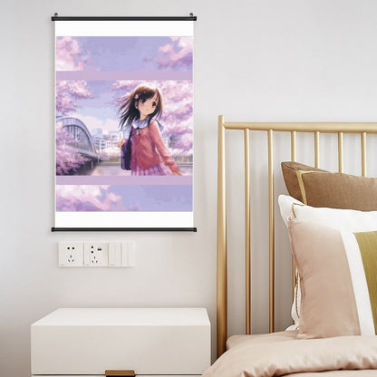 Canvas Hanging Poster with Scrolls-16"x24"/ 40x60cm