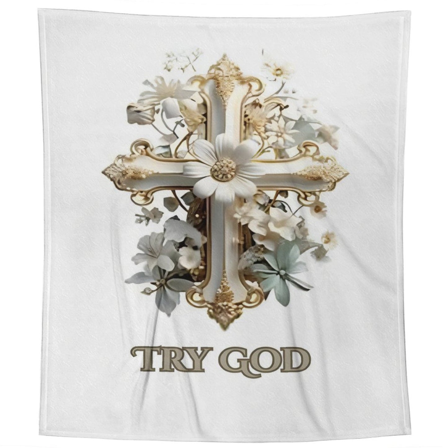 280gsm Flannel Blanket-70"x80" (Dual-sided Printing)-TRY GOD