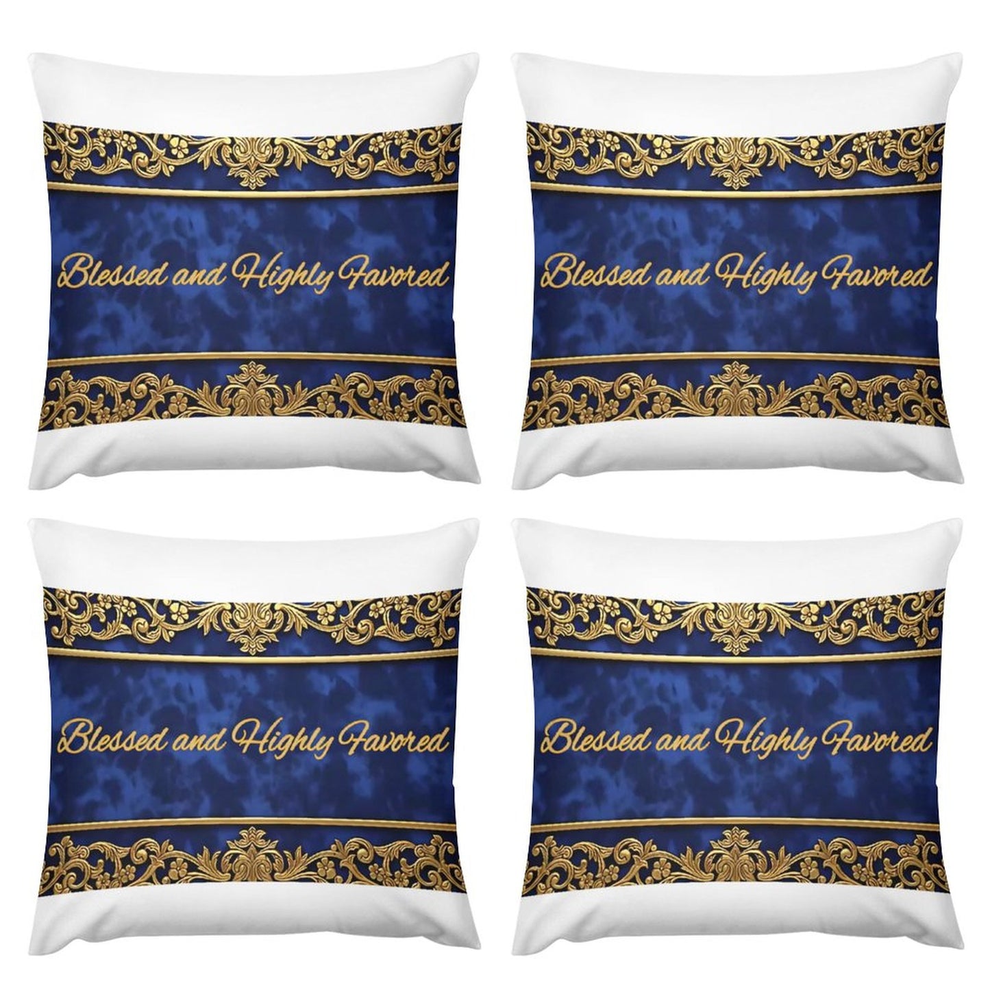 Plush Pillowcase Set of 4
