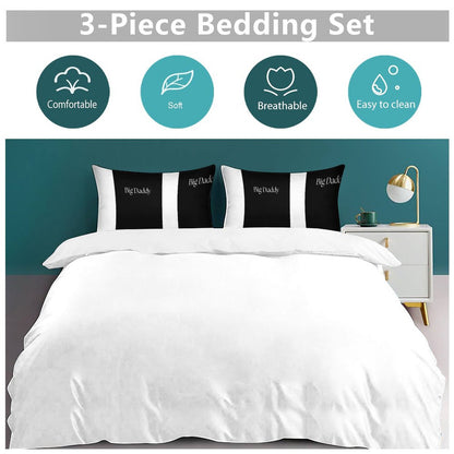3-Piece Bedding Set-102"x90"/ 259x229cm (Dual-sided Printing)