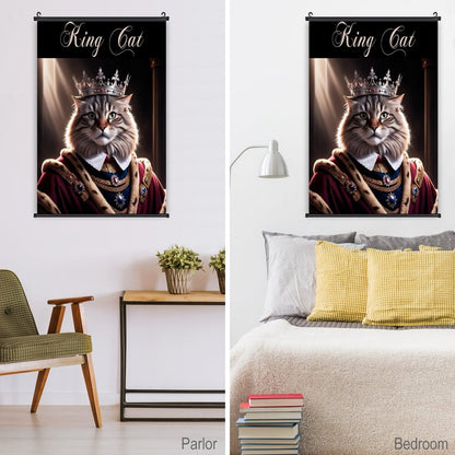 Canvas Hanging Poster with Scrolls-16"x24"/ 40x60cm