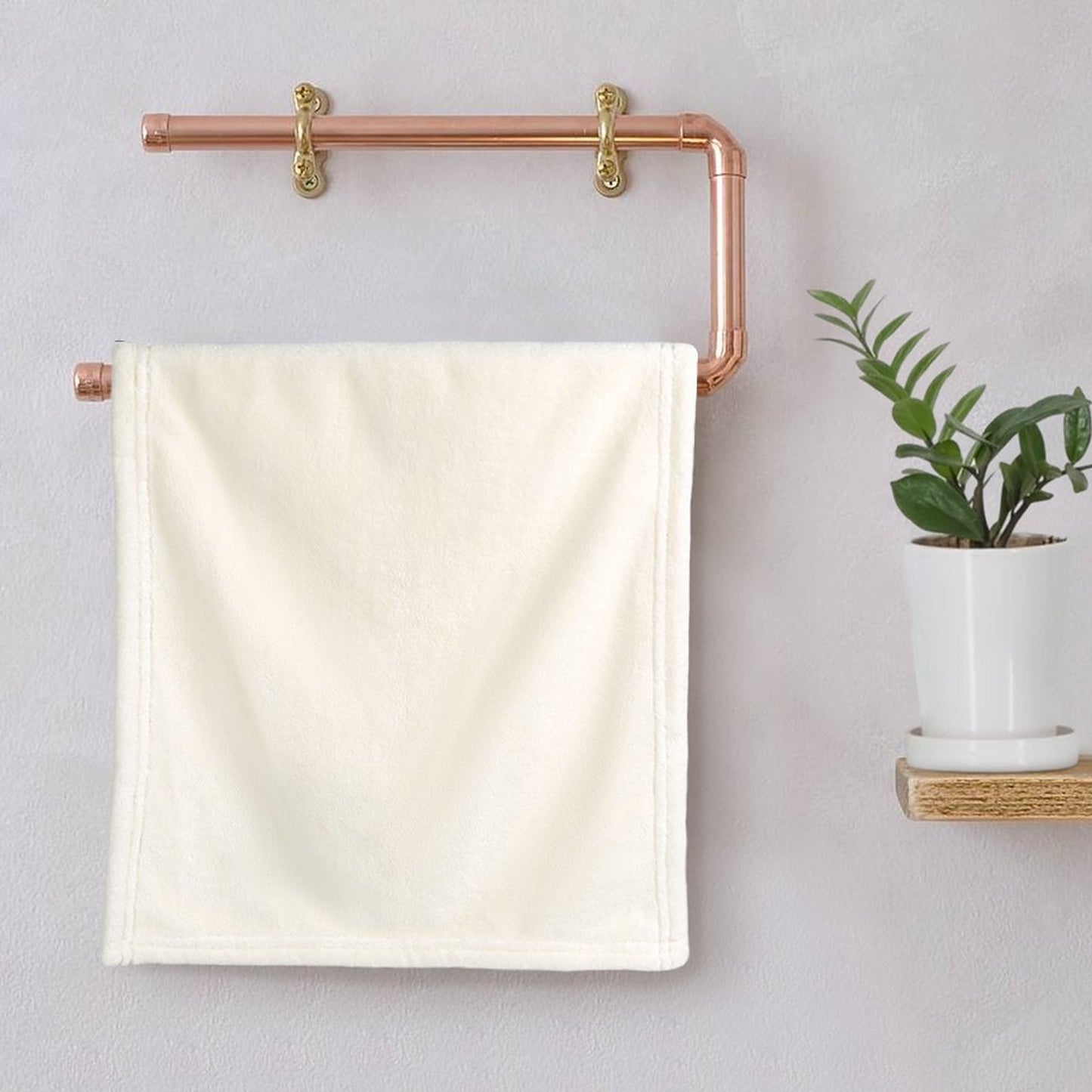 Coral Velvet Towel