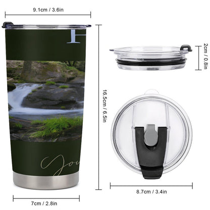 Car Travel Coffee Mug with Lid (All-Over Printing)