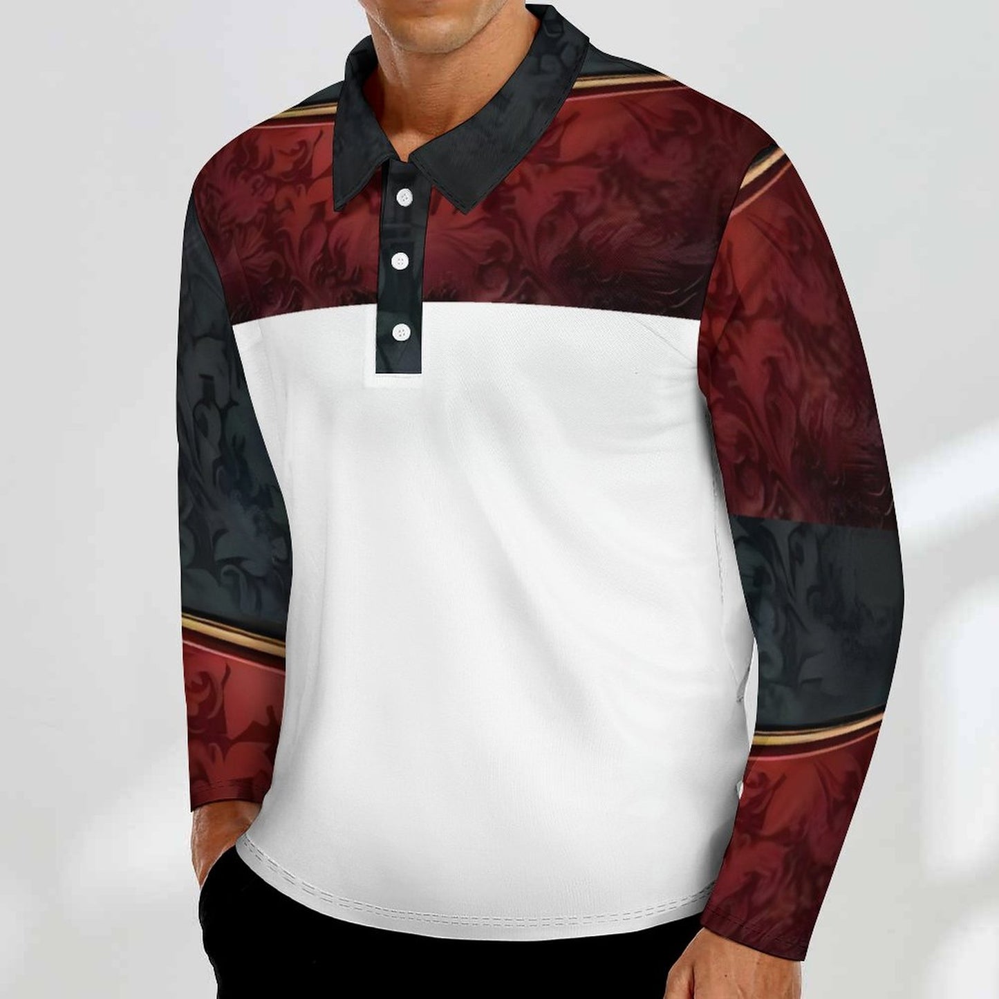 Men's Sports POLO Shirt DS008 (All-Over Printing)