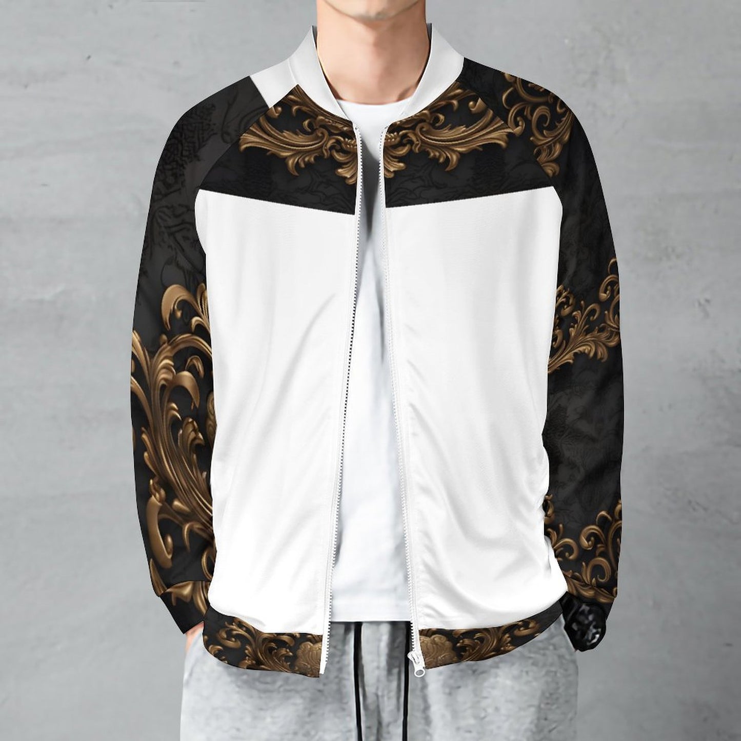 Raglan Zip-up Shirt WY10 (All-Over Printing)