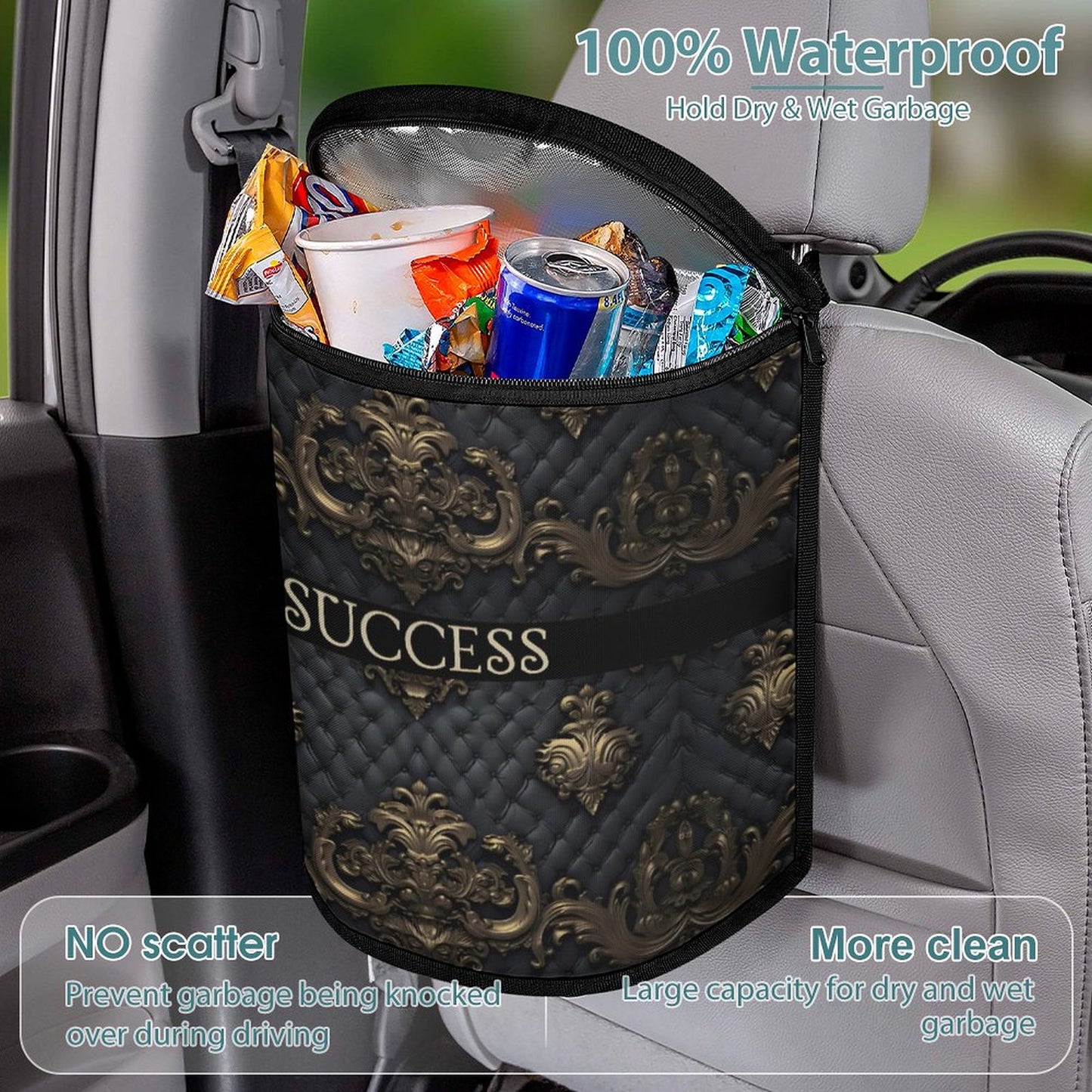 Collapsible Car Trash Bin