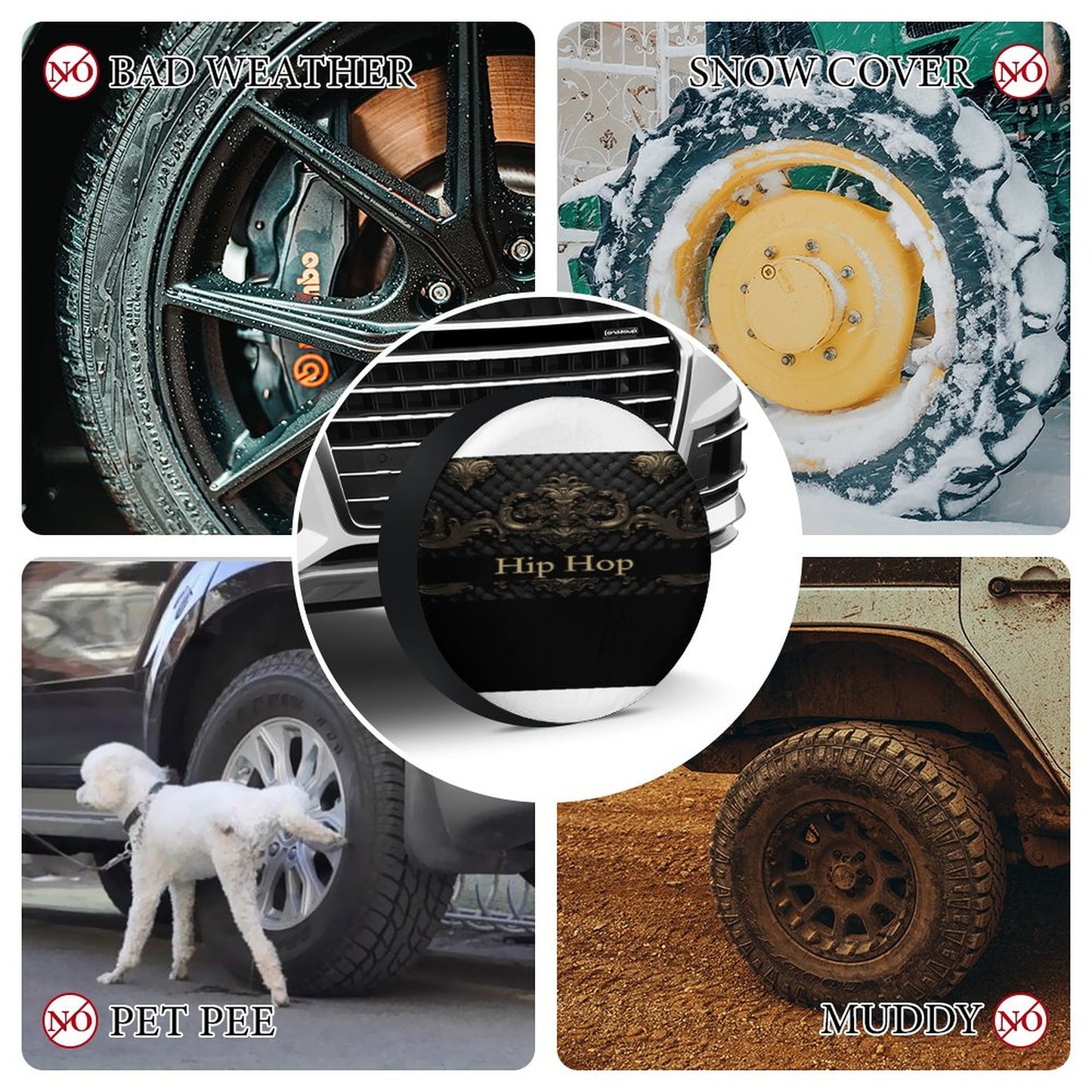 Oxford Cloth Tire Cover