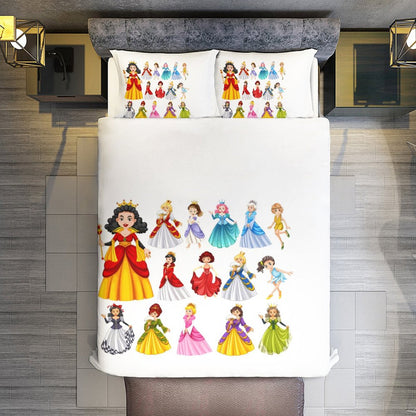 3-Piece Bedding Set-90"x90"/ 229x229cm (Dual-sided Printing)