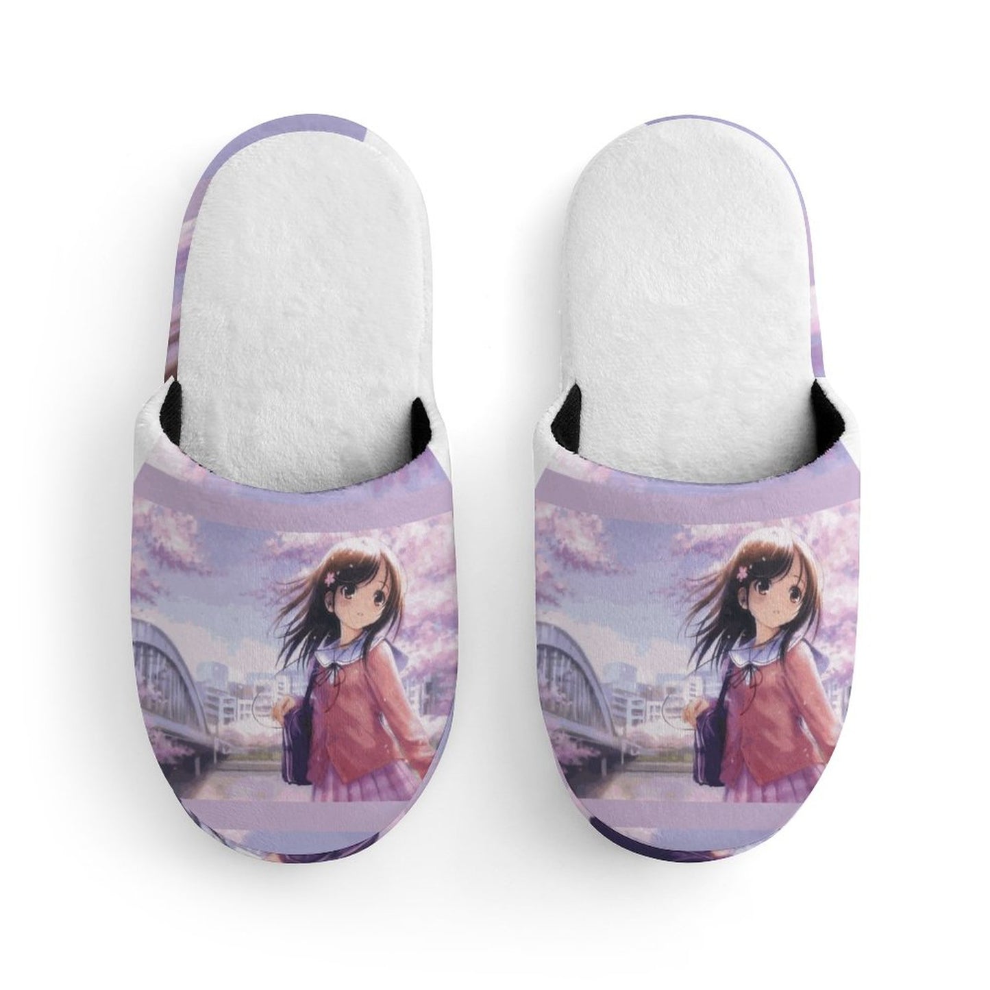 Flannel Children's Cotton Slippers (All-Over Printing)