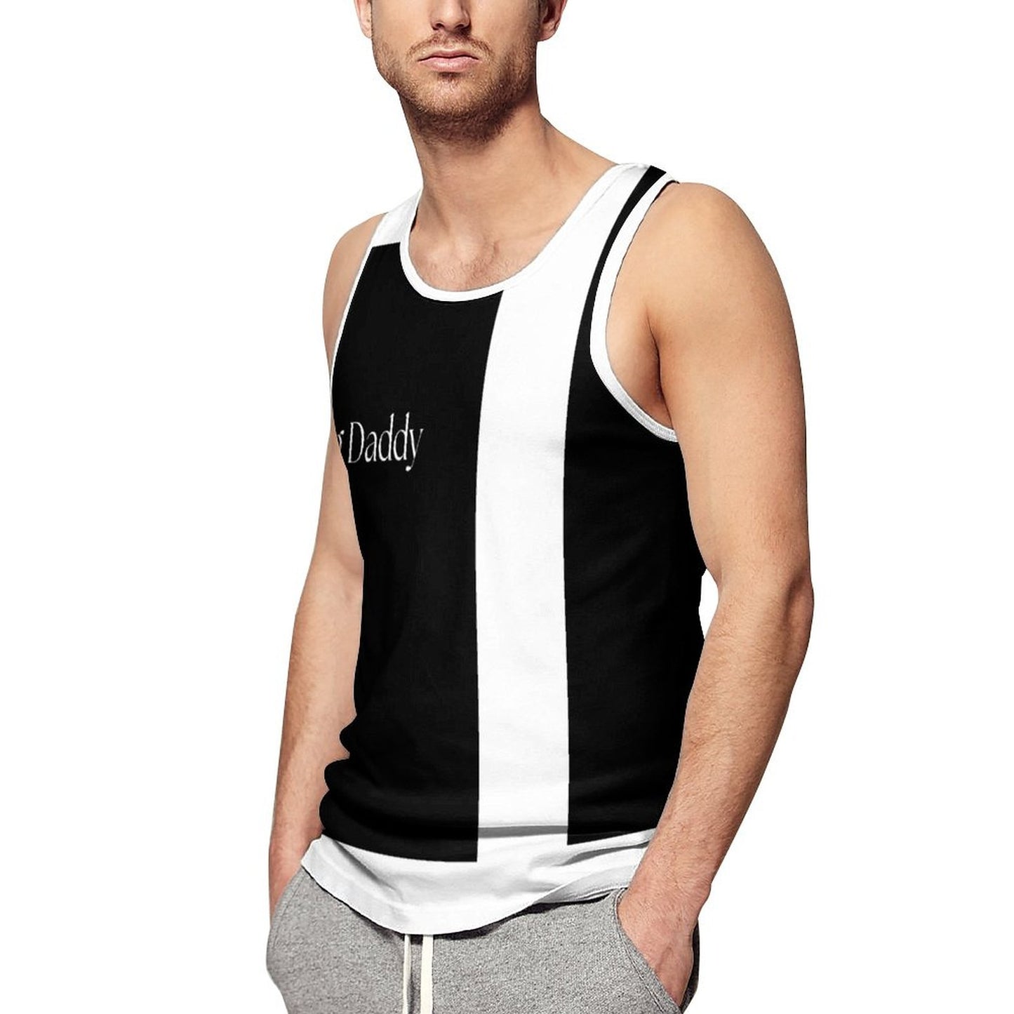 Men's Printed Vest BK (All-Over Printing)
