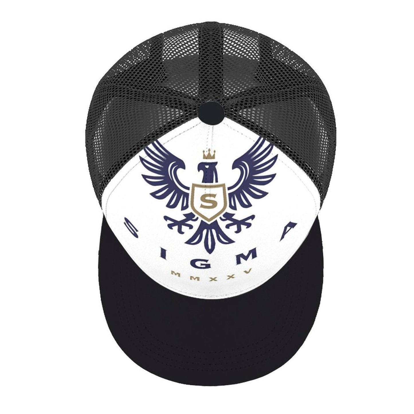 Flat Brim Trucker Hat with Fashion Frontier