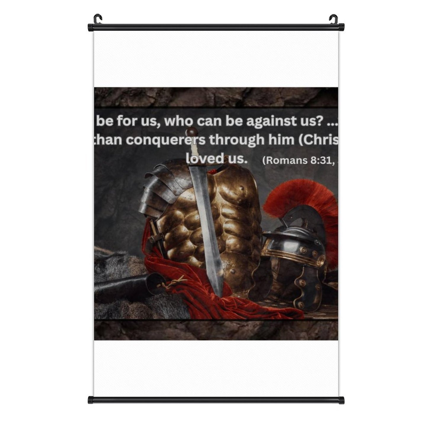 Canvas Hanging Poster with Scrolls-16"x24"/ 40x60cm