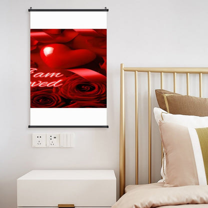 Canvas Hanging Poster with Scrolls-16"x24"/ 40x60cm