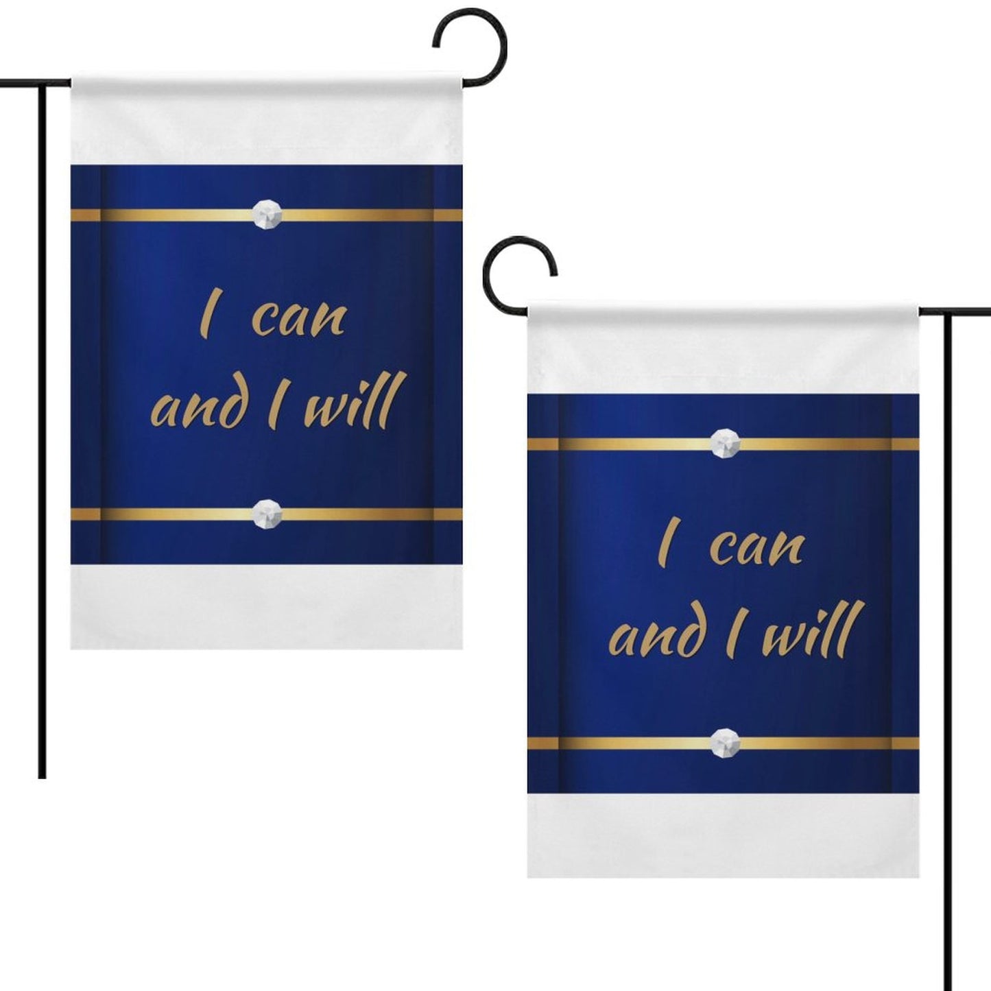 Garden Flag (2 Pics on 2 Sides)-12"x18"