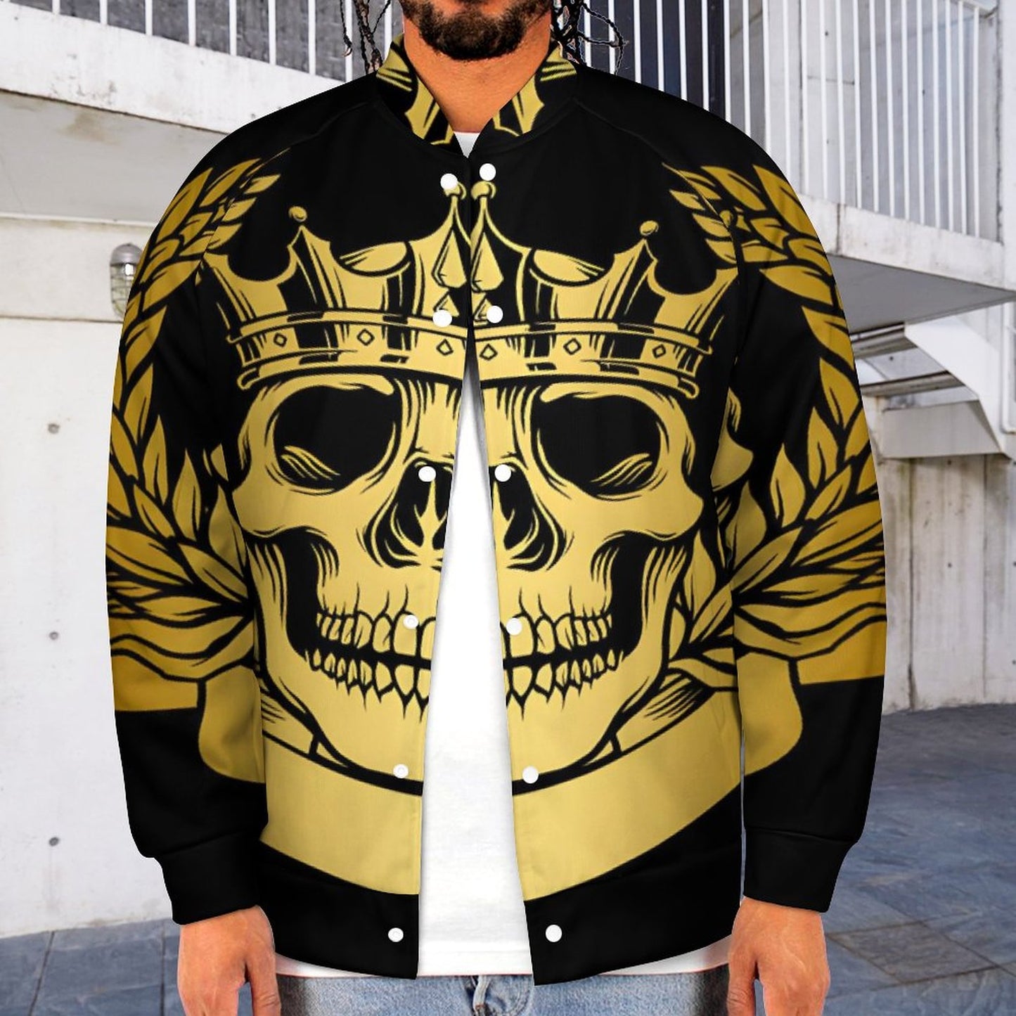 Men's Baseball Jacket (All-Over Printing)