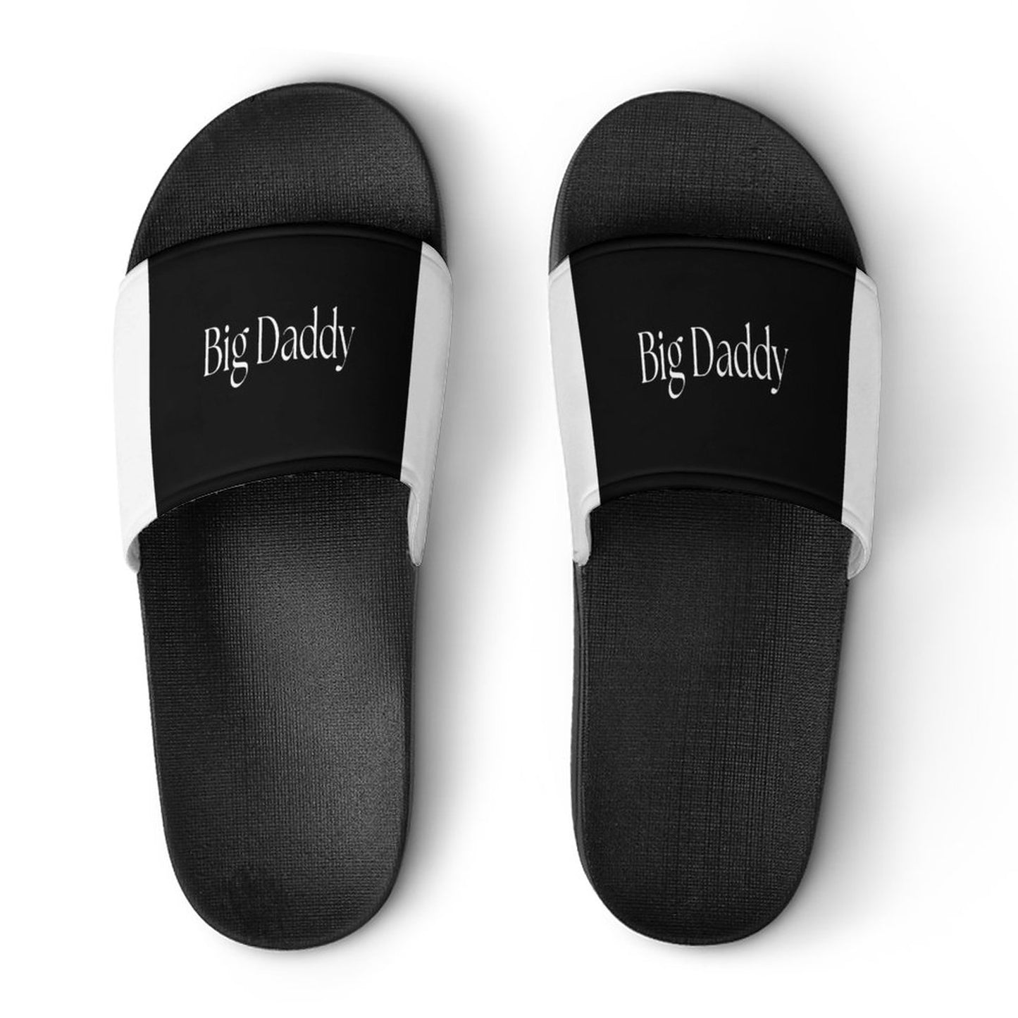 Unisex PVC Slippers-BIG DADDY (WHITE SOLES/BLACK SOLES)