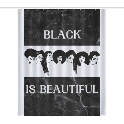 Flower Shower Curtain-66x72Inch (168x183cm)