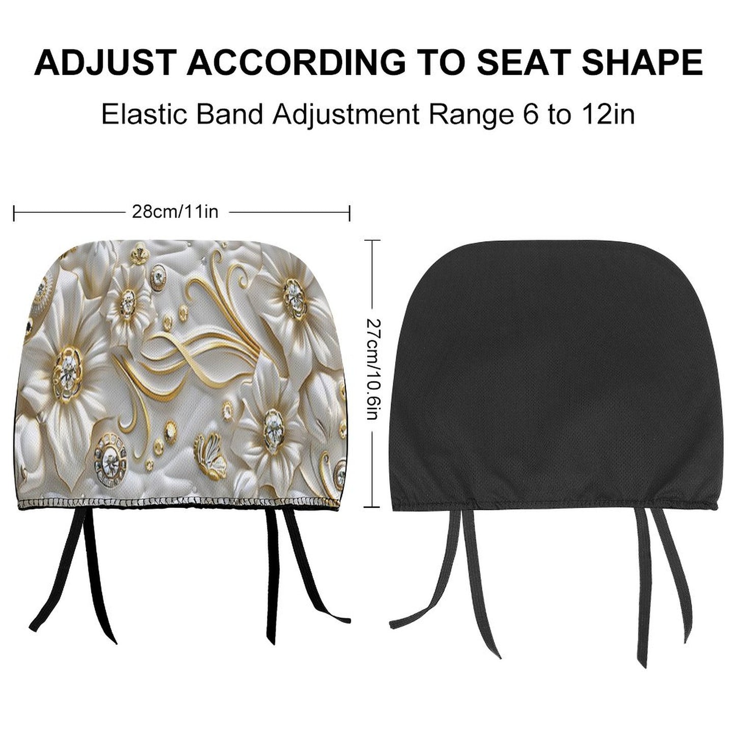 Custom Car Headrest Covers