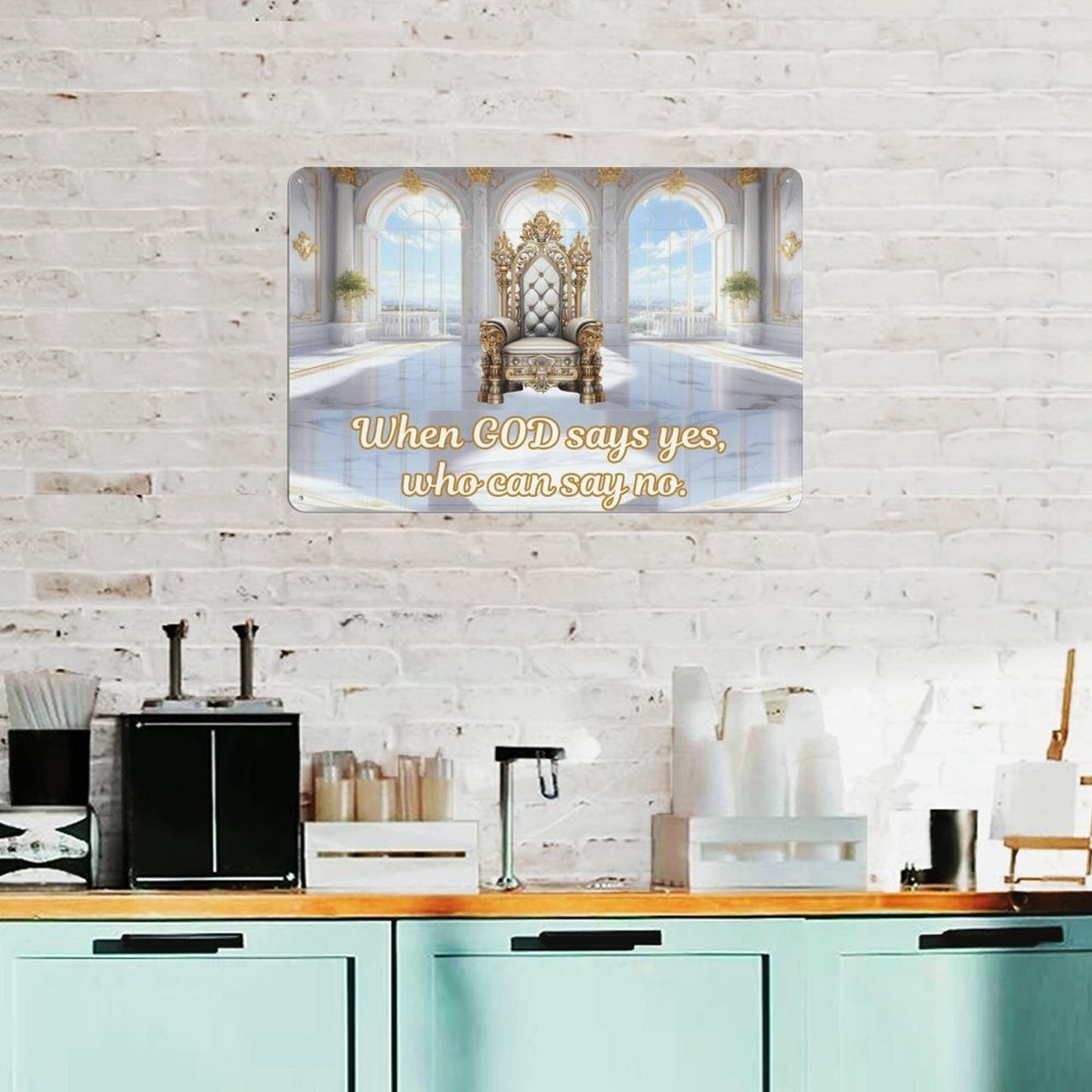 Horizontal Vintage Metal Sign-7.9"x11.8"/ 20x30cm