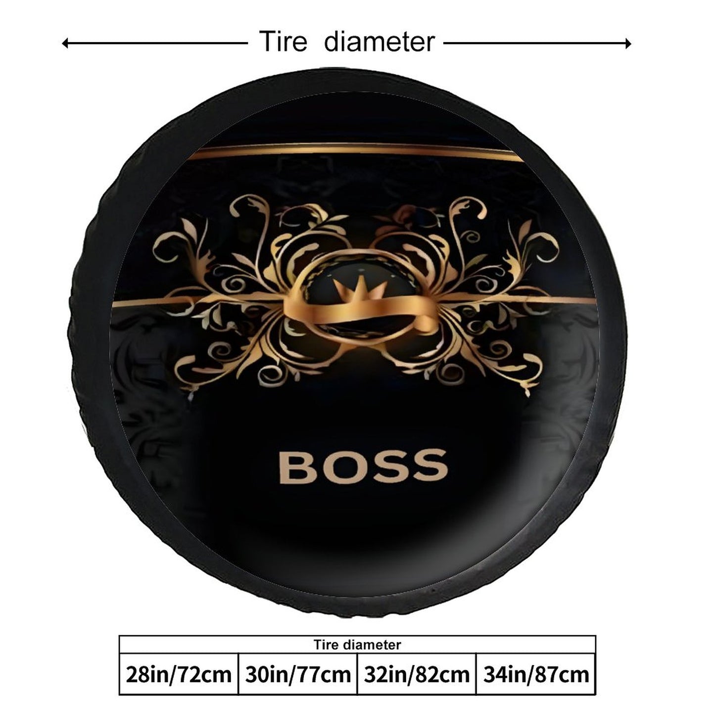 Leather Tire Cover(One-sided Printing)