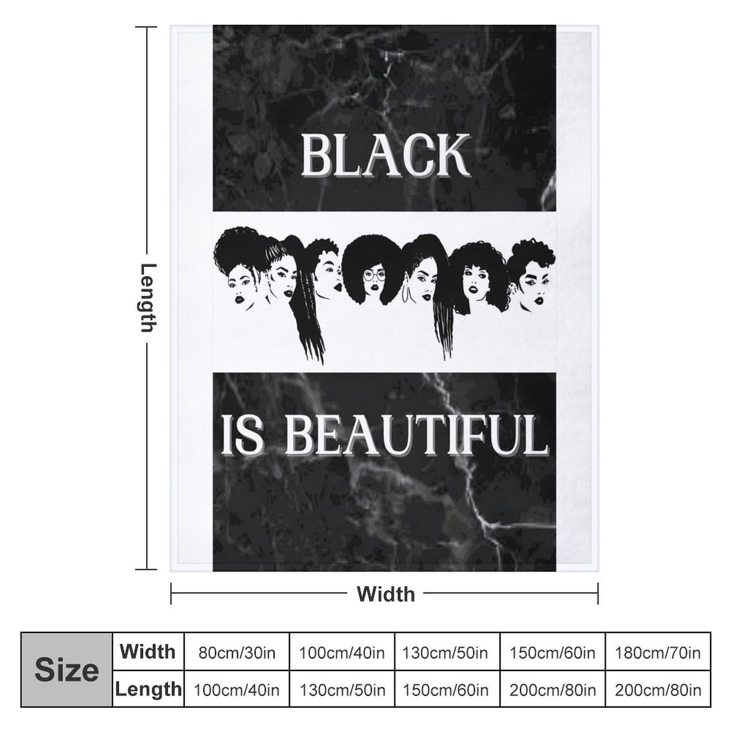 280gsm Flannel Blanket-50"x60" (Dual-sided Printing)