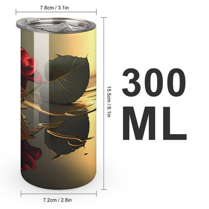 ROSE IN GOLD Insulated Drinking Cup with Lid