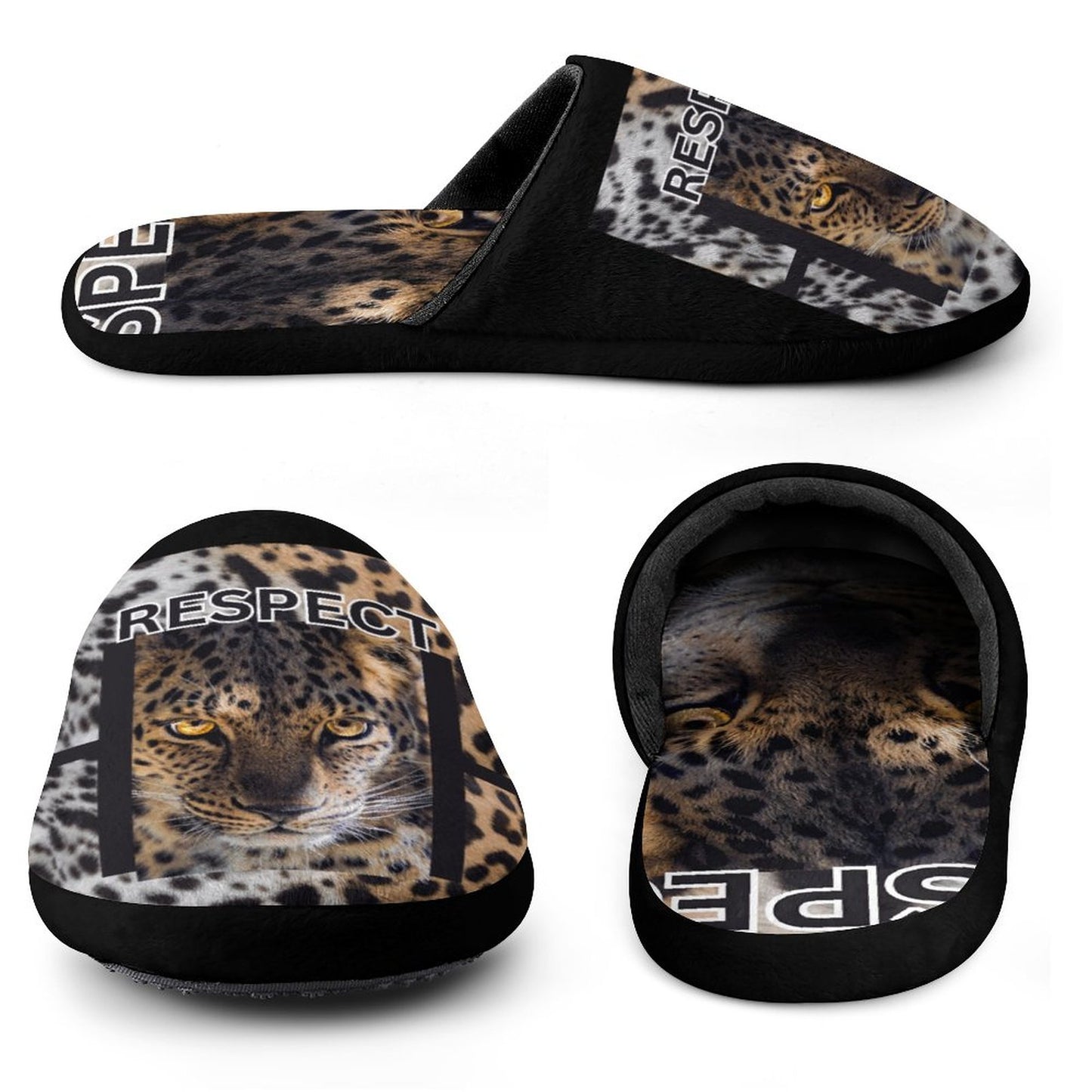 Flannel Men's Cotton Slippers