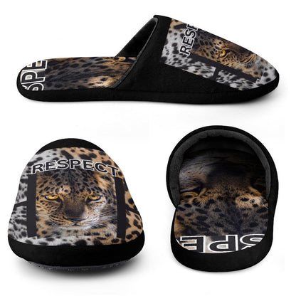 Flannel Men's Cotton Slippers