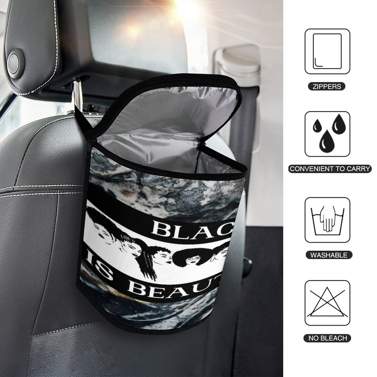 Collapsible Car Trash Bin