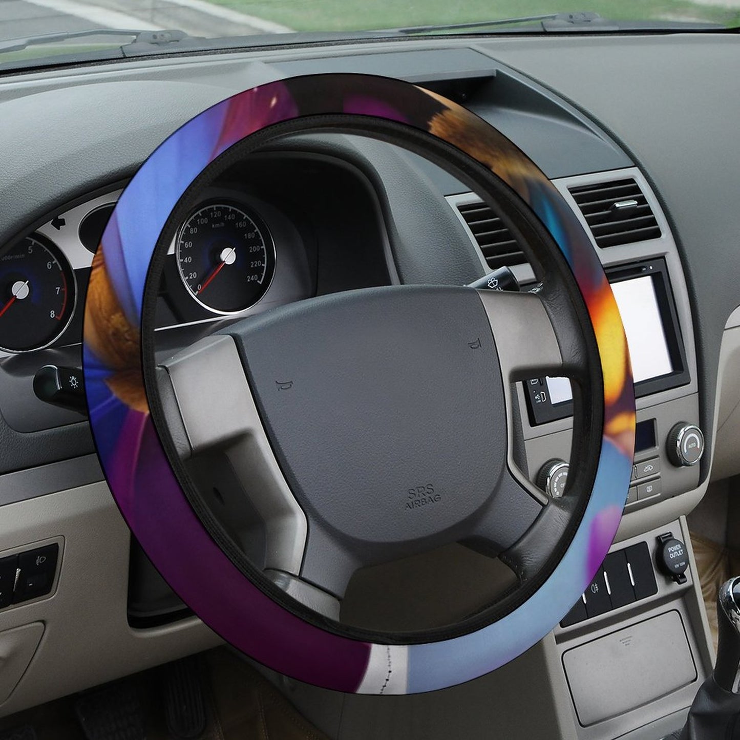 Car Steering Wheel Cover
