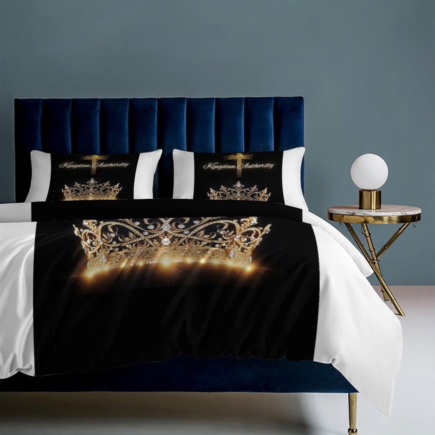 3-Piece Bedding Set-102"x90"/ 259x229cm (Dual-sided Printing)