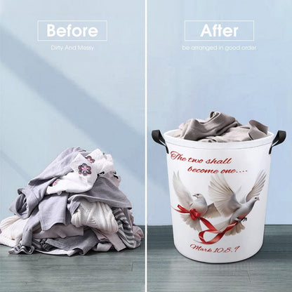 Oxford Collapsible Laundry Basket
