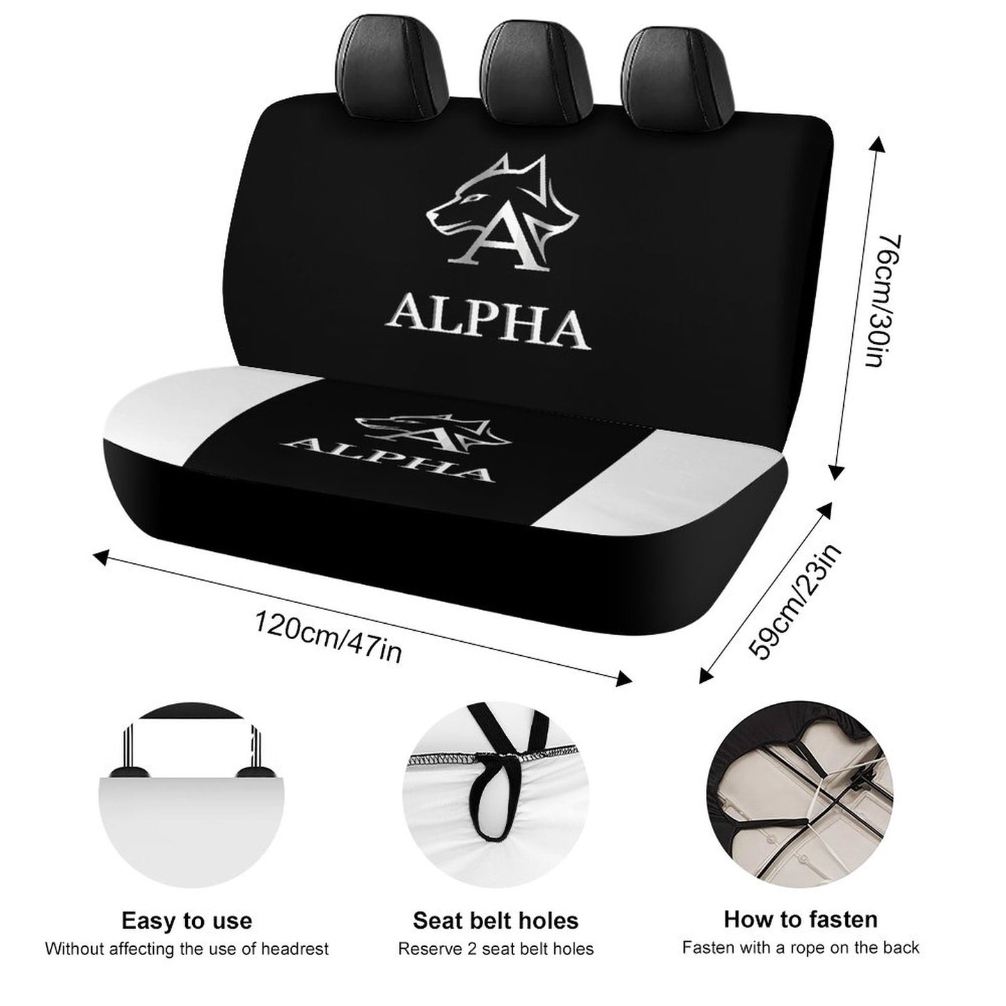 Back Seat Cover for Cars