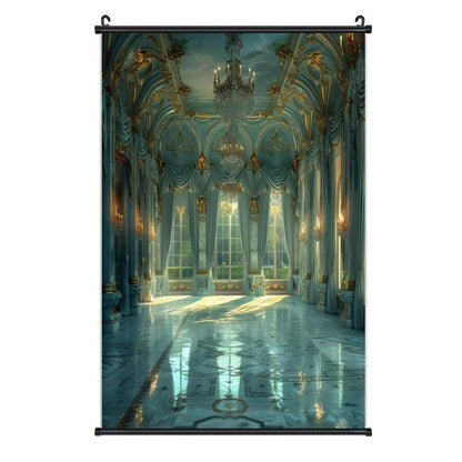 Canvas Hanging Poster with Scrolls-16"x24"/ 40x60cm