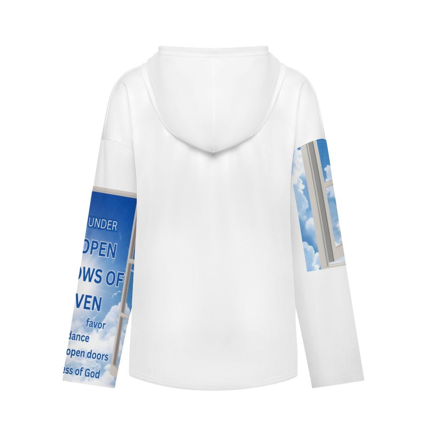 170gsm Women's Button Up Hoodie(All-Over Printing)