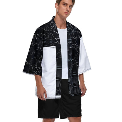 Drop Shoulder Male Kimono Cardigan ZS904 (All-Over Printing)