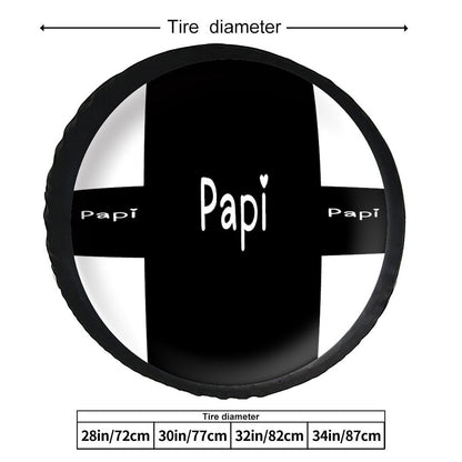 Leather Tire Cover(One-sided Printing)