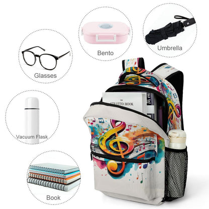 MUSIC GRAFFITI Children's School Backpack