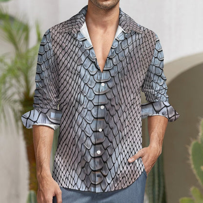 Men's Long Sleeve Shirt with Pocket LS (All-Over Printing)