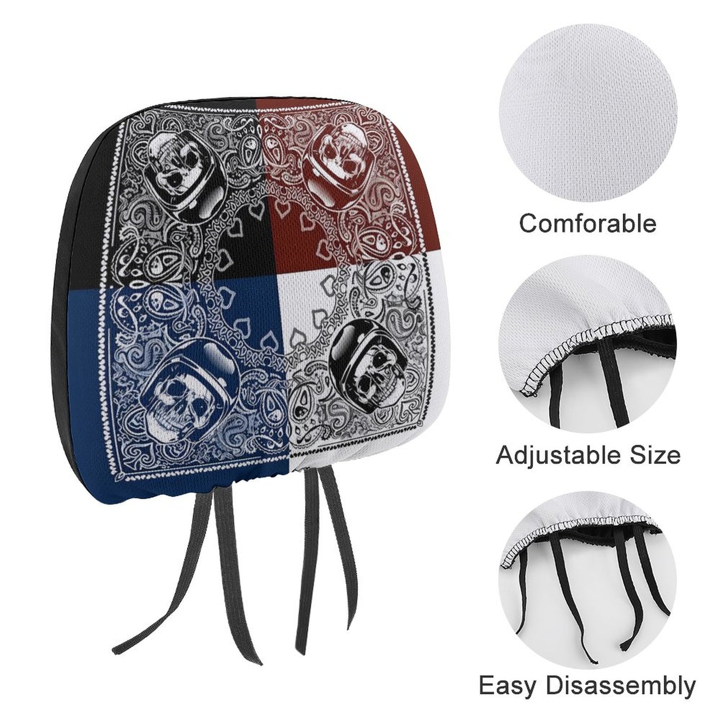 Custom Car Headrest Covers