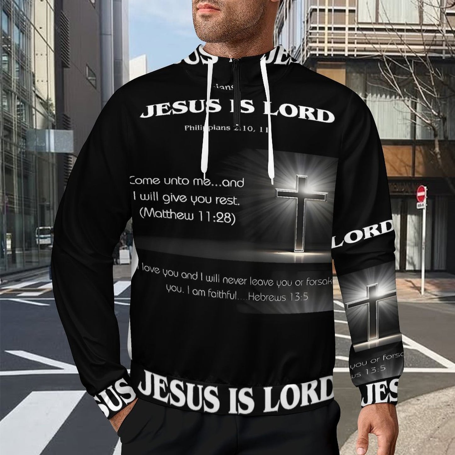150gsm Hooded Zip Sweatshirt(All-Over Printing)